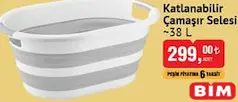 HOBBY LİFE KATLANABİLİR ÇAMAŞIR SELESİ 38 L HOBBY LİFE KATLANABİLİR ÇAMAŞIR SELESİ 38 L